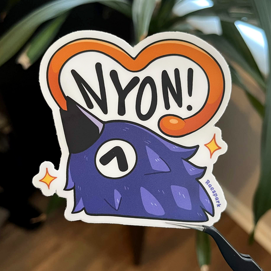 Nyon! | Deltarune Sticker