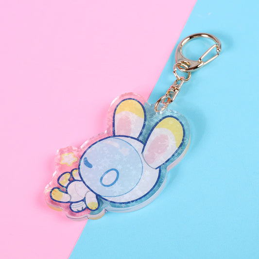 Robo Rabbit | BunBot Acrylic Keychain