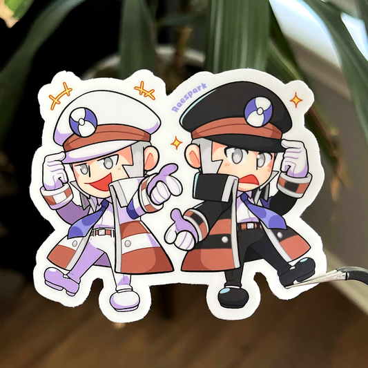 Ingo & Emmet | Pokemon Sticker