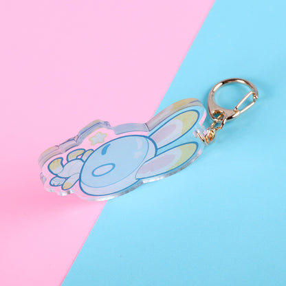 Robo Rabbit | BunBot Acrylic Keychain