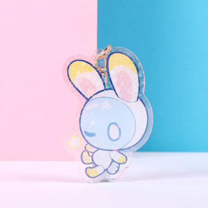 Robo Rabbit | BunBot Acrylic Keychain