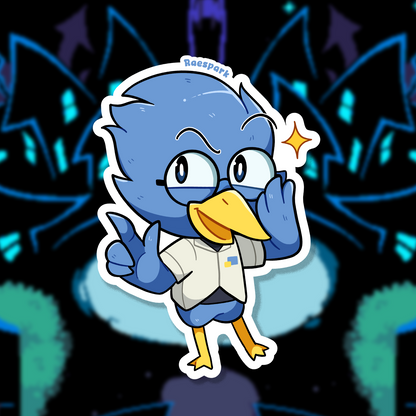 Berdly | Deltarune Sticker