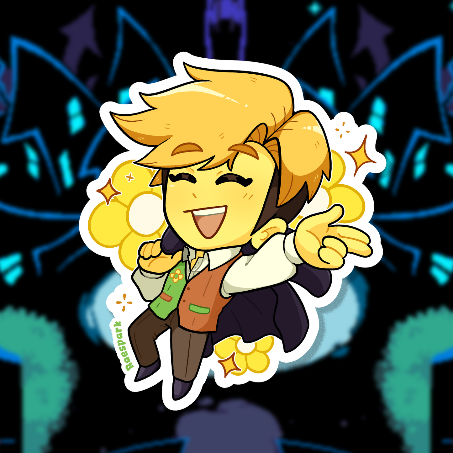 Flowery  | Deltarune Sticker