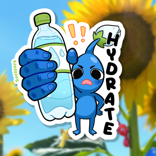 Hydrate! | Pikmin Sticker