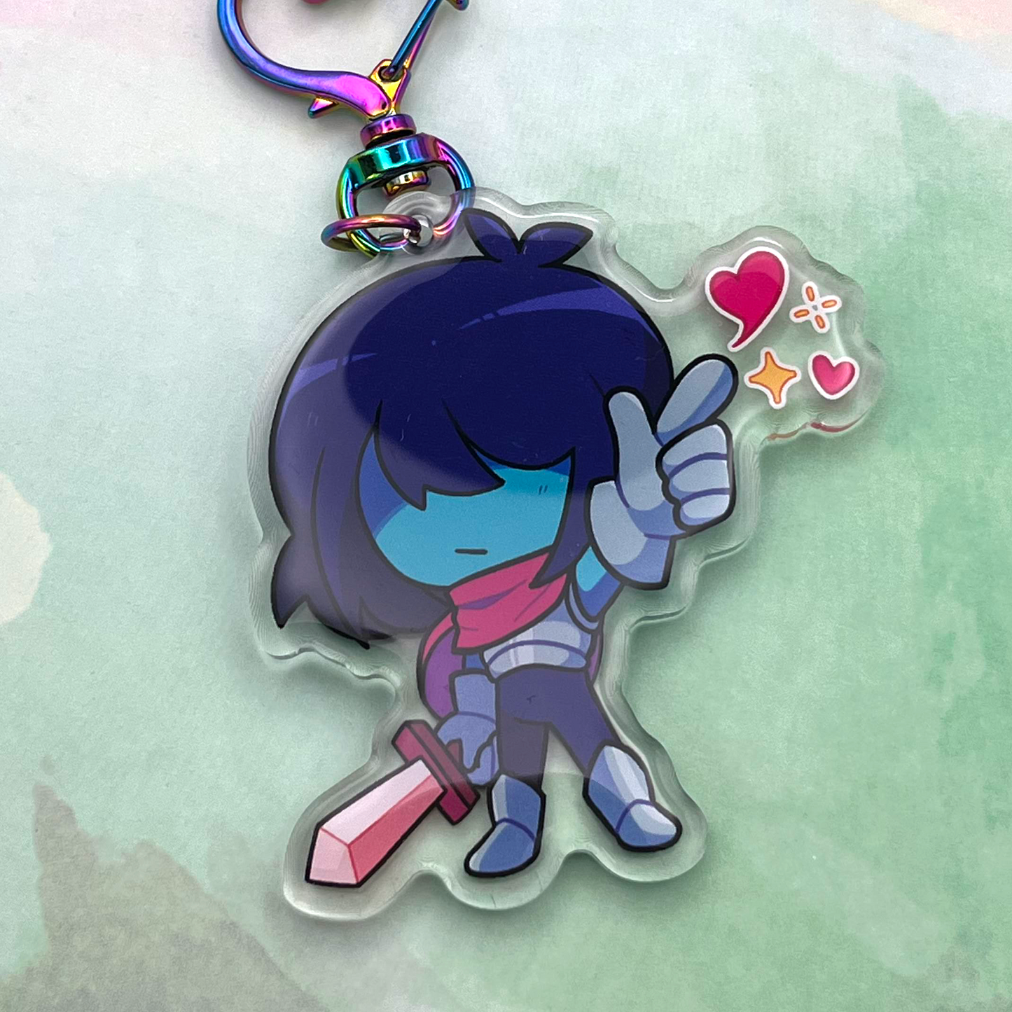 Kris | Deltarune Acrylic Keychain