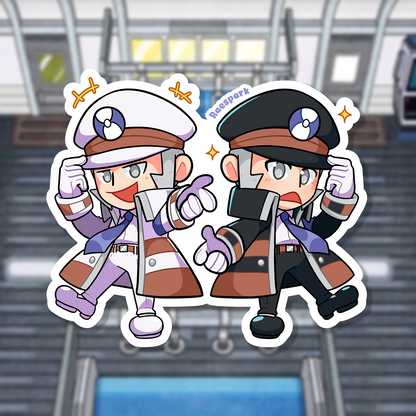 Ingo & Emmet | Pokemon Sticker