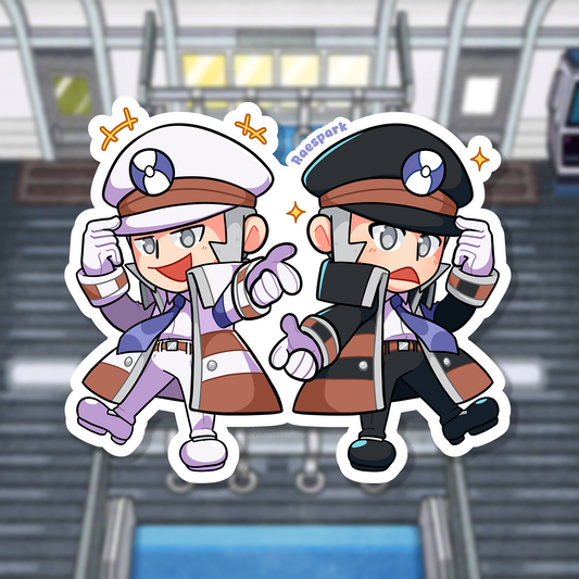 Ingo & Emmet | Pokemon Sticker