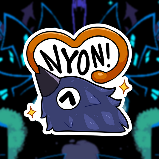 Nyon! | Deltarune Sticker