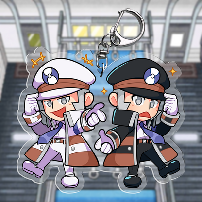Ingo & Emmet | Pokemon Acrylic Keychain
