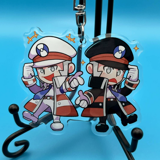 Ingo & Emmet | Pokemon Acrylic Keychain