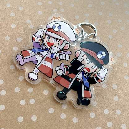 Ingo & Emmet | Pokemon Acrylic Keychain
