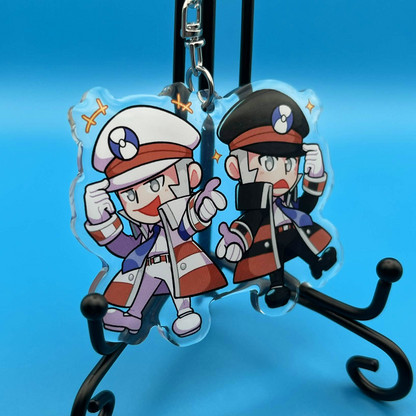 Ingo & Emmet | Pokemon Acrylic Keychain